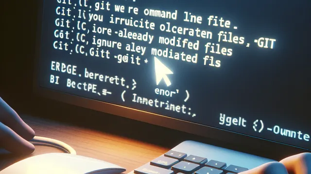 Ignoring Already Modified Files in Git