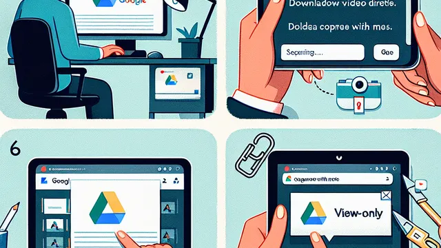 How to Download a View-Only Shared Google Drive Video