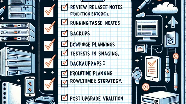 Checklist for Software Upgrades in Production Environments