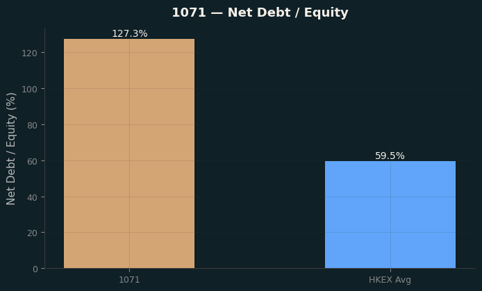 Net Debt / Equity