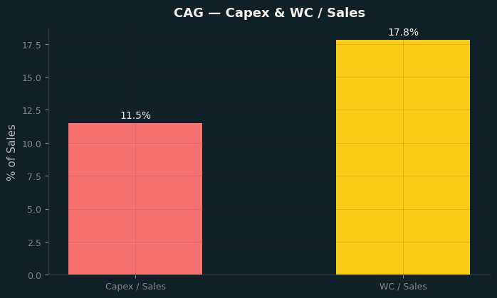 Capex & WC / Sales