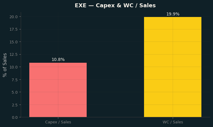Capex & WC / Sales