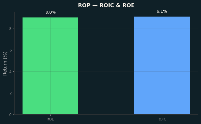 ROIC & ROE
